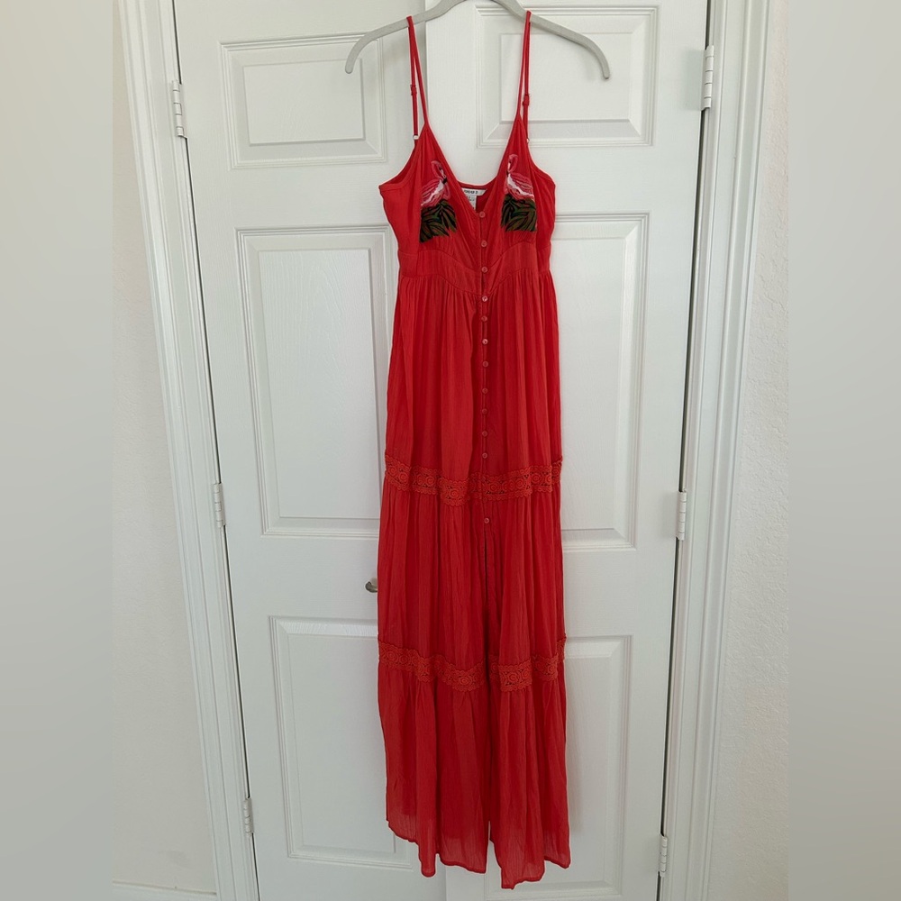Forever 21 button down maxi dress